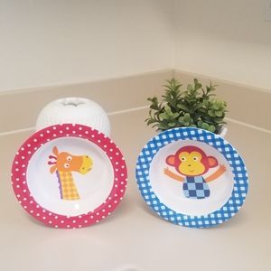 FRESH DECOR ANIMAL PRINT KIDS BOWLS